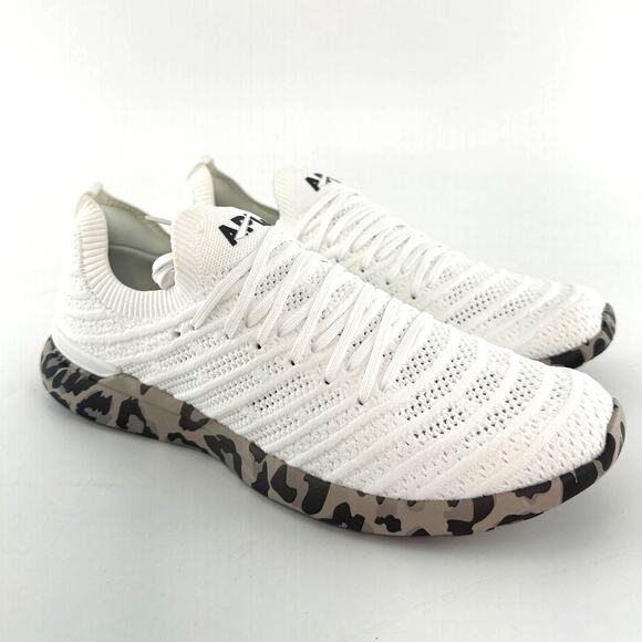 APL Men's White Asteroid Leopard TechLoom Wave Sneakers Size 11 - Picture 4 of 9